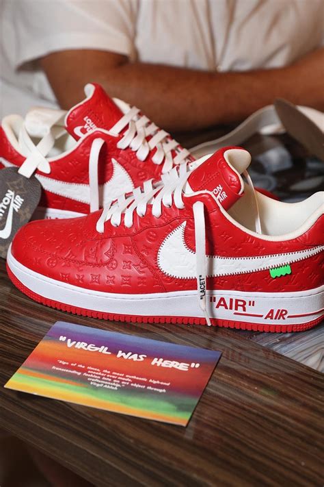 dj khaled louis vuitton shoes|DJ Khaled Shows Early Pair of Red LV Nike AF1s .